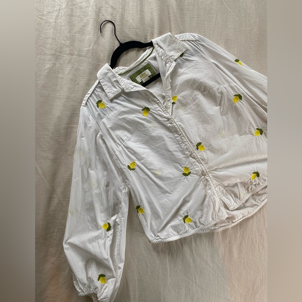 Maeve Embroidered Button down
